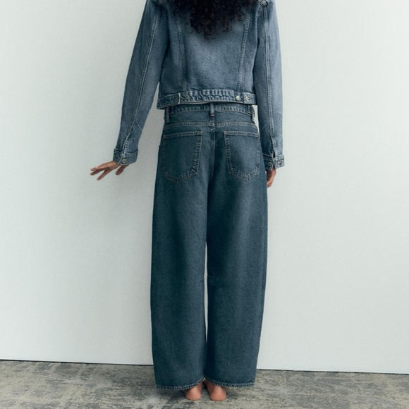 Zara mid rise barrel jeans - Picture 4 of 6